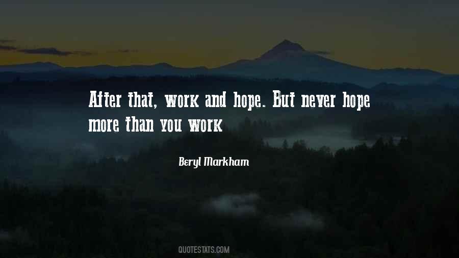 Never Hope Quotes #1026200