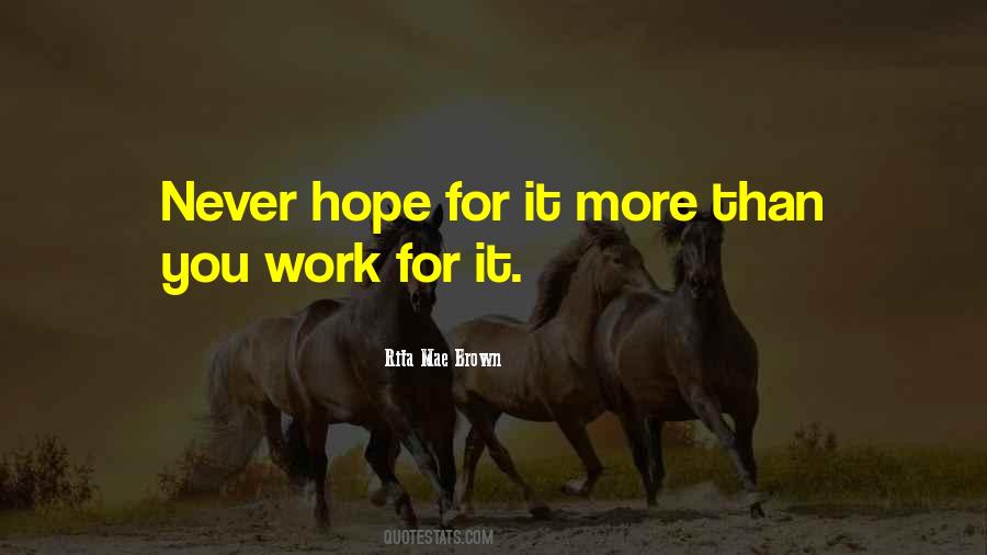 Never Hope Quotes #1272995
