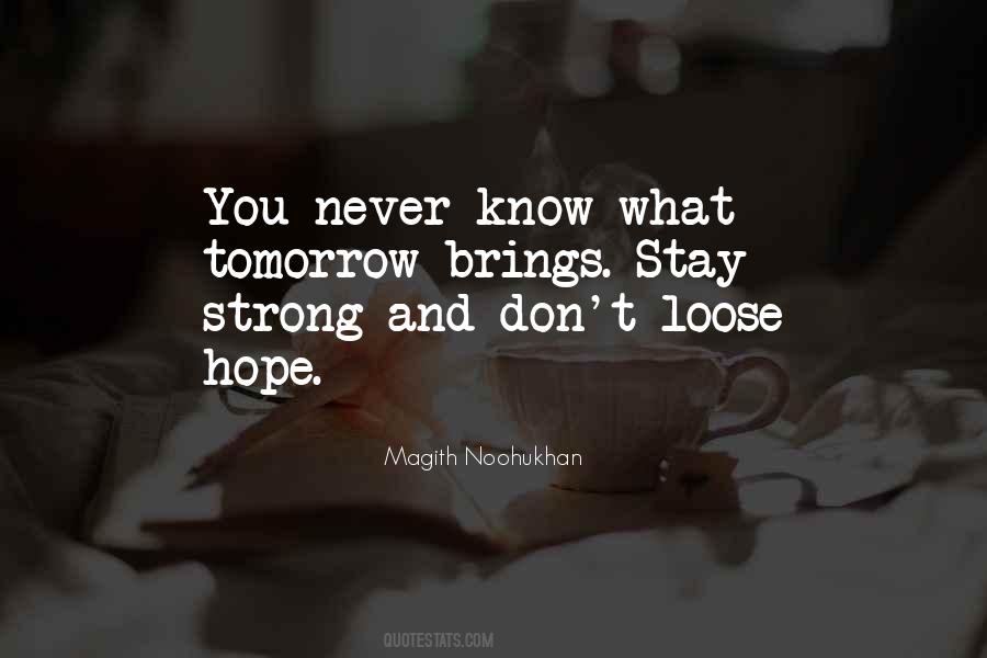 Never Hope Quotes #49000