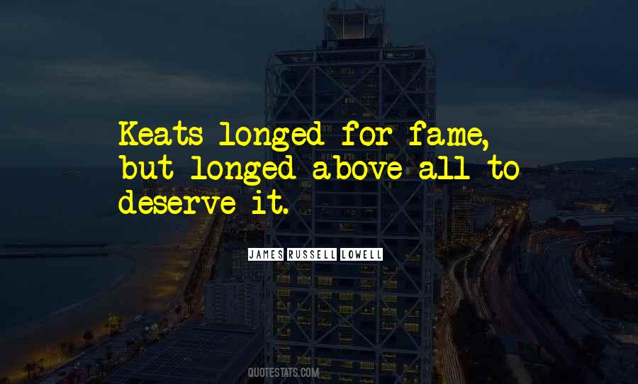 Quotes About Keats #1160270