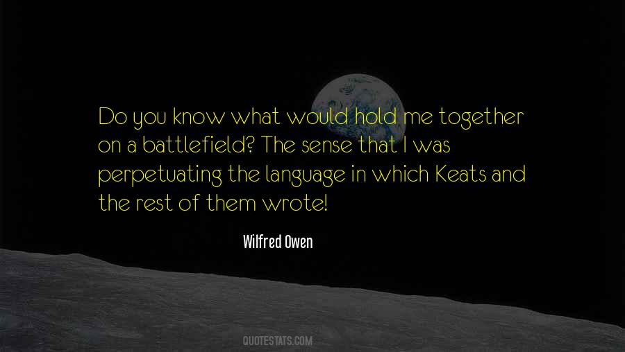 Quotes About Keats #146458