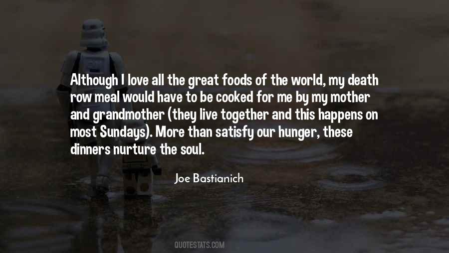 Quotes About Hunger For Love #1019216
