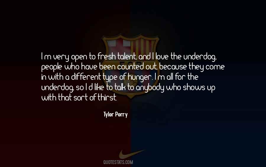 Quotes About Hunger For Love #1651182