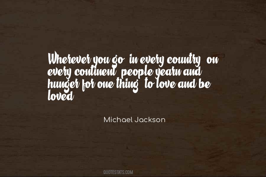 Quotes About Hunger For Love #1695304