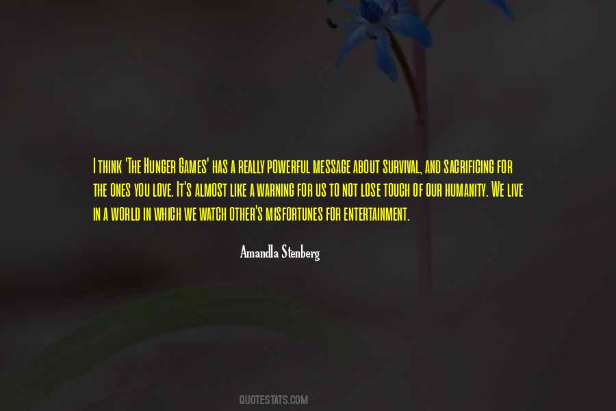 Quotes About Hunger For Love #1799853