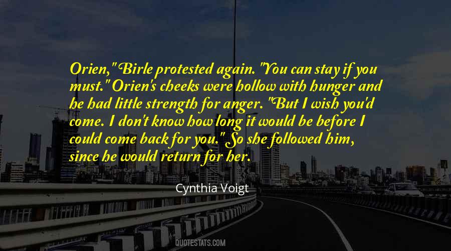 Quotes About Hunger For Love #228109