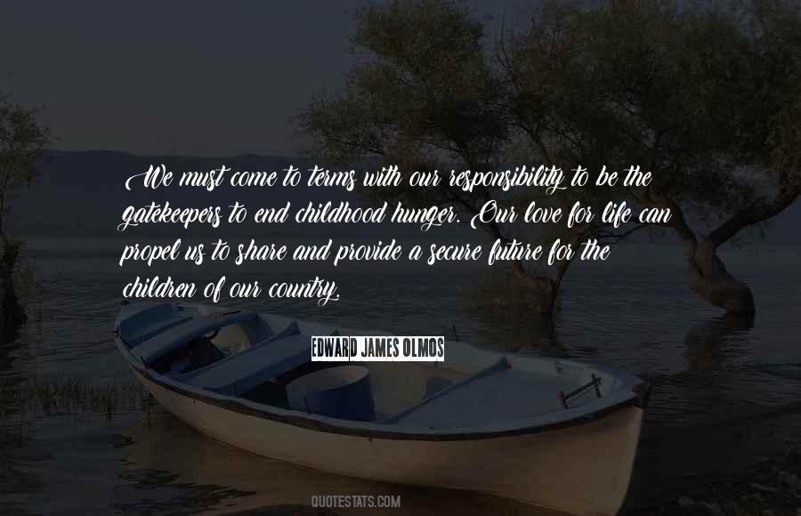 Quotes About Hunger For Love #594230
