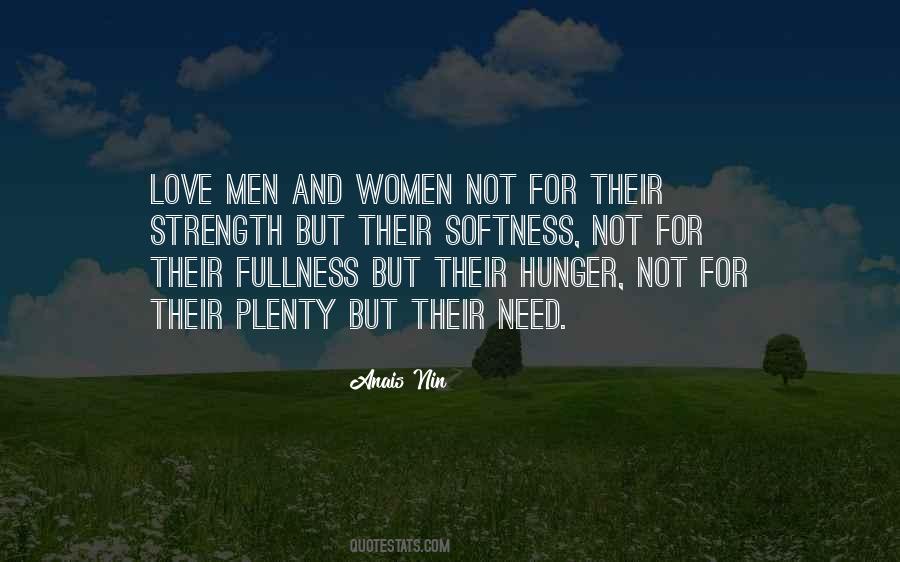 Quotes About Hunger For Love #723454