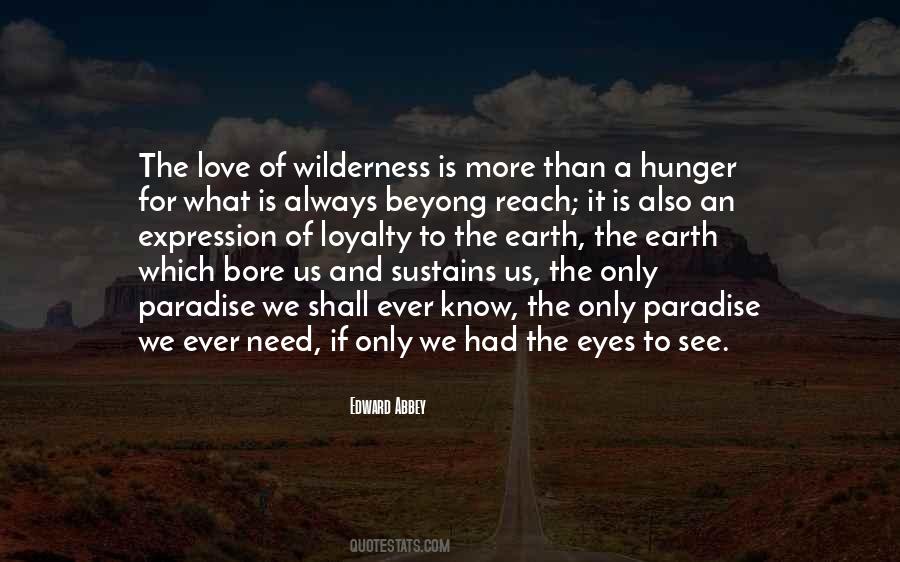 Quotes About Hunger For Love #823368
