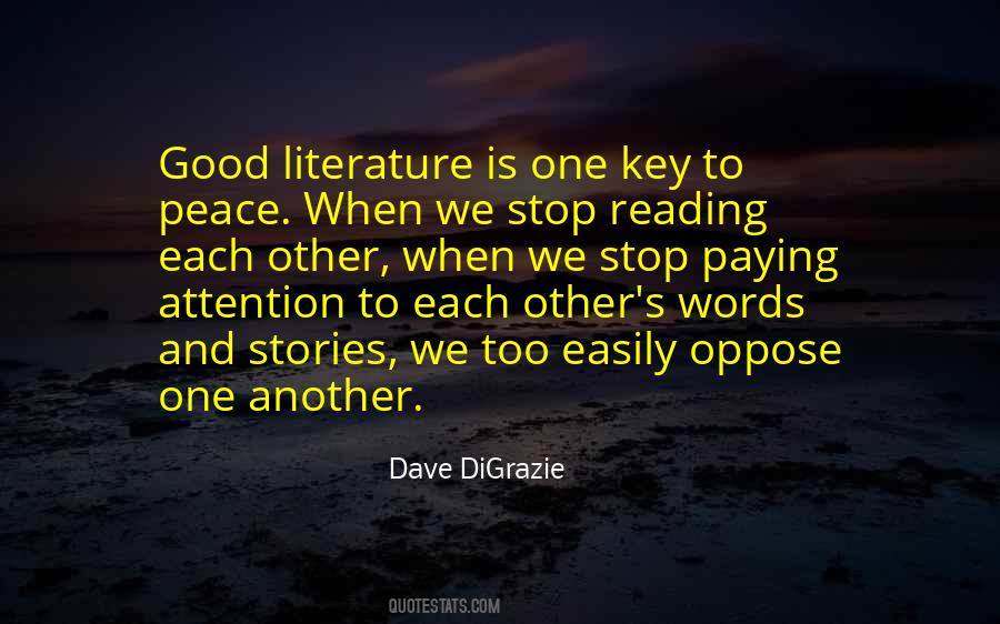Quotes About Reading Good Literature #1218727