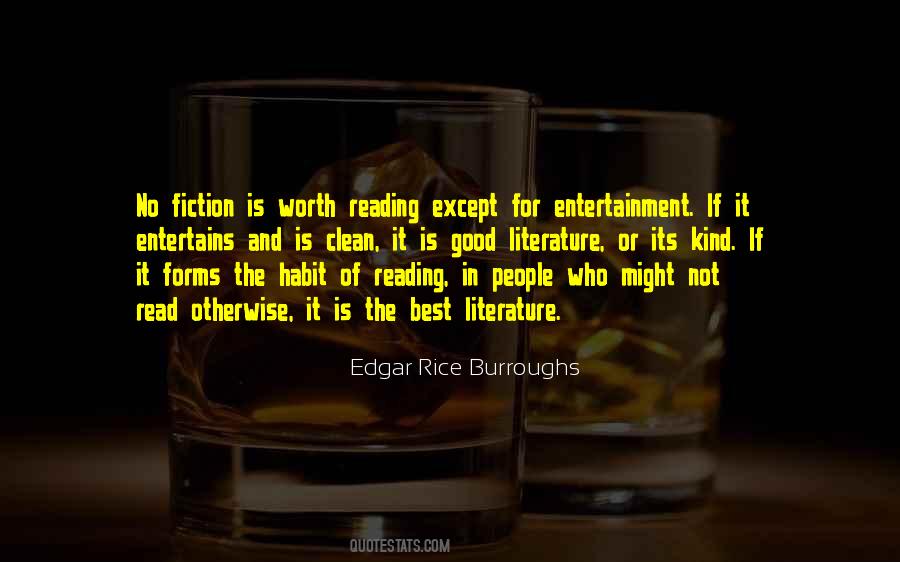 Quotes About Reading Good Literature #1518653