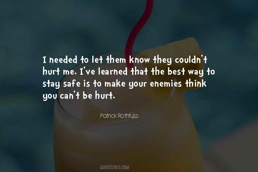 Quotes About Stay Safe #1209767