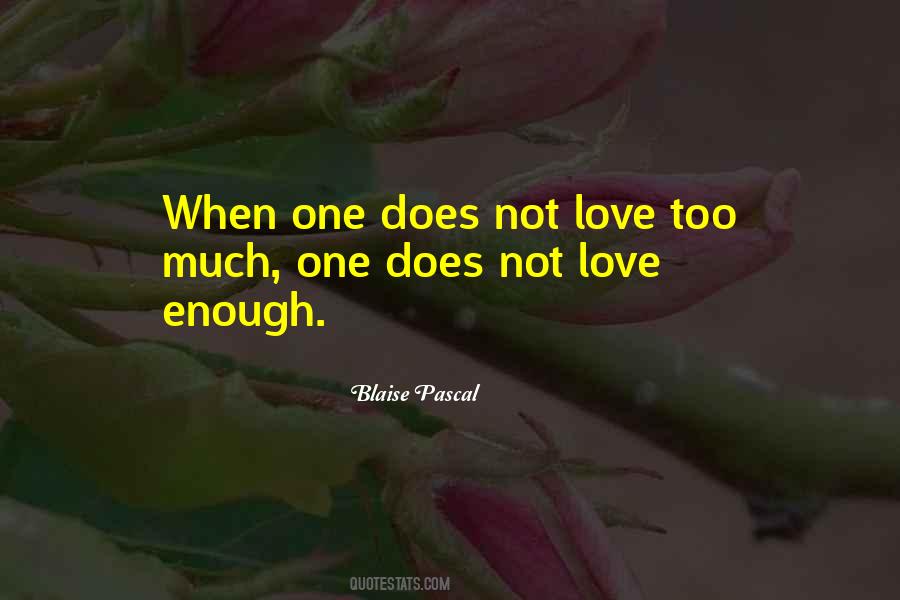 Love Too Much Quotes #299233