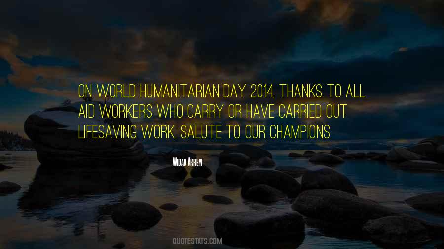 Quotes About Aid Work #910923