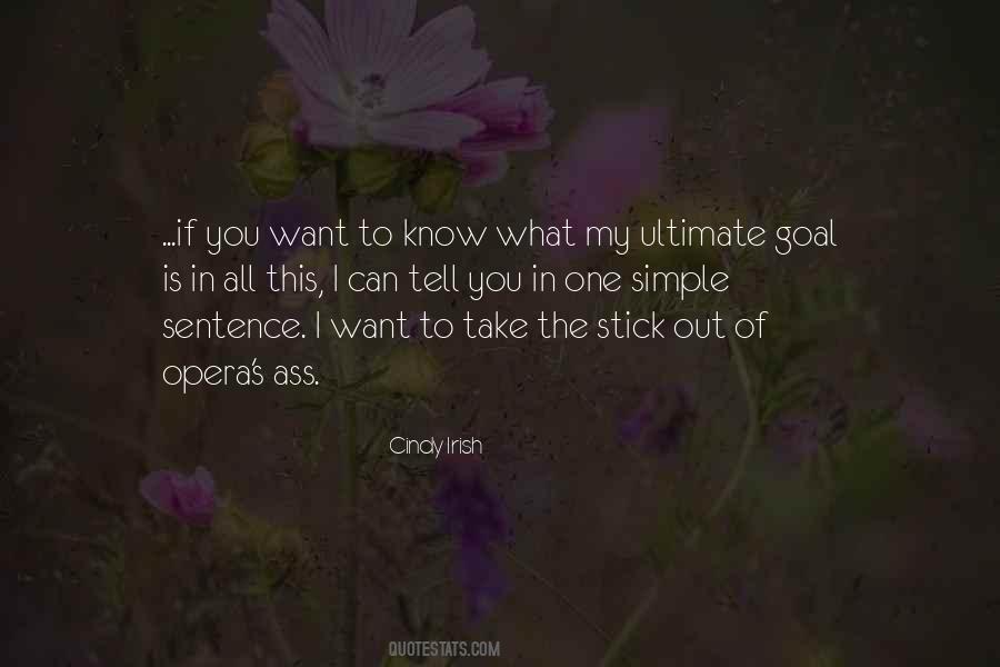 Quotes About Ultimate Goal #1429818