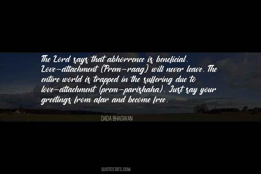 Love And Suffering Quotes #171479