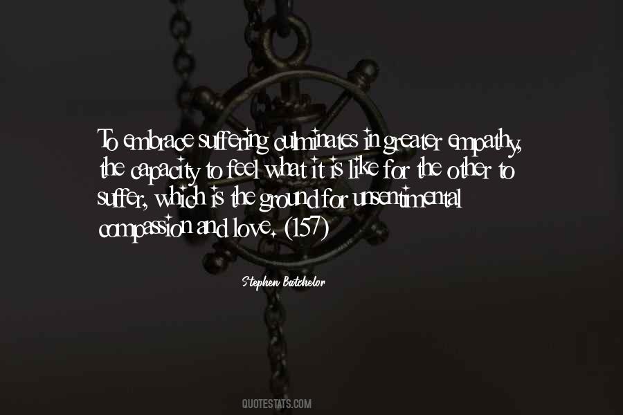 Love And Suffering Quotes #188869