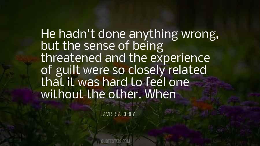 Quotes About Being Done Wrong #428905