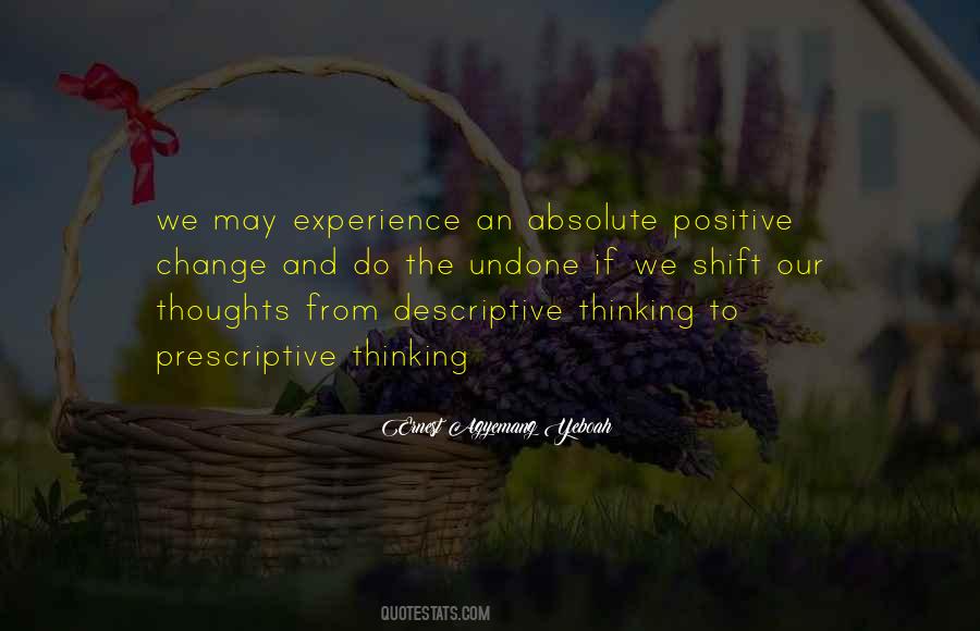 Thoughts Change Quotes #608786