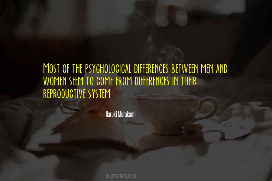 Quotes About Differences In Gender #1458956