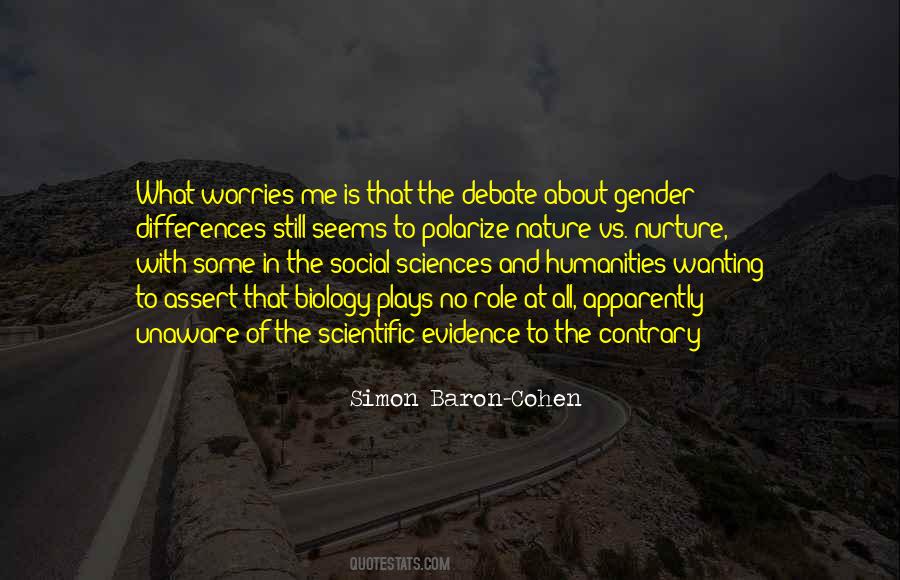 Quotes About Differences In Gender #1692604