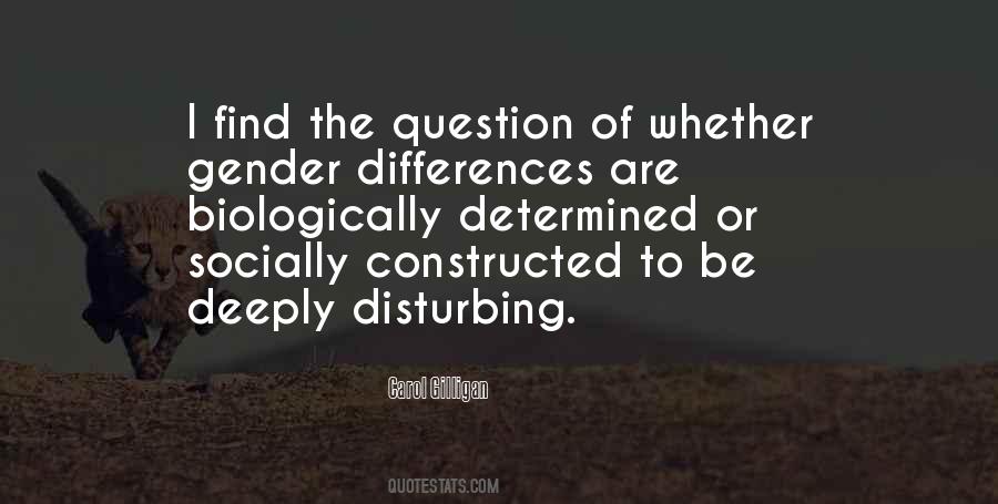 Quotes About Differences In Gender #526621