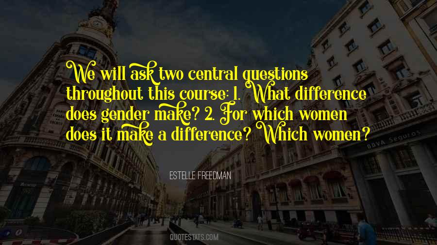 Quotes About Differences In Gender #879050