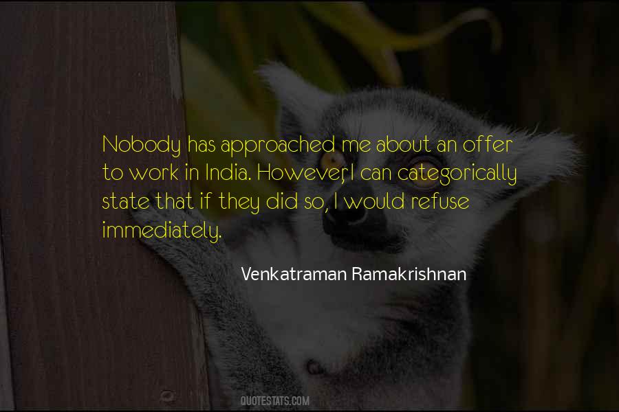 Venkatraman Quotes #1707737