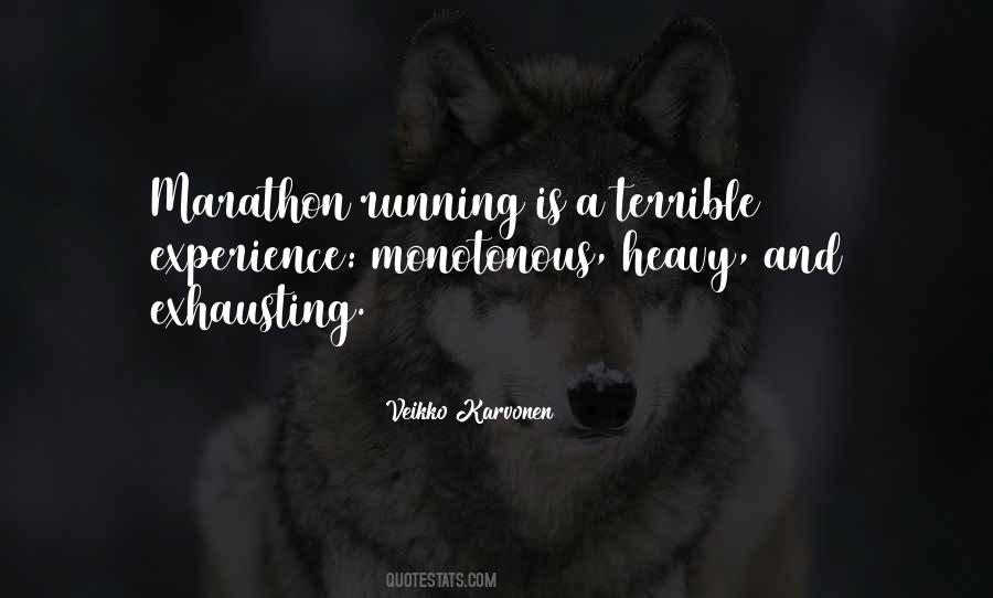 Quotes About Marathon Running #1069168
