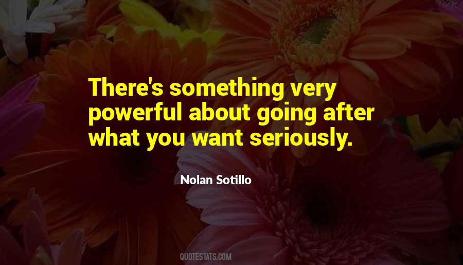 Quotes About Going After What You Want #1623880