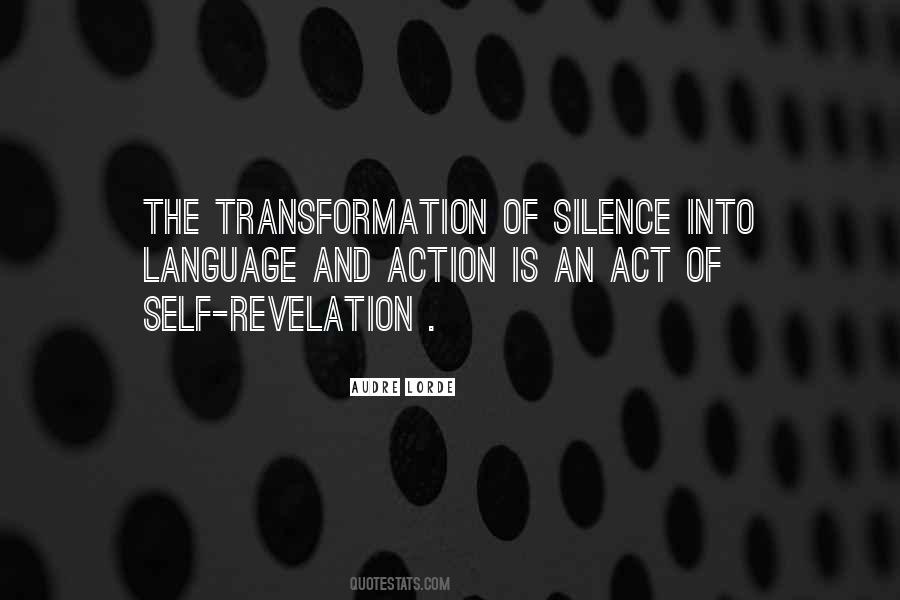 Quotes About Transformation #1249490