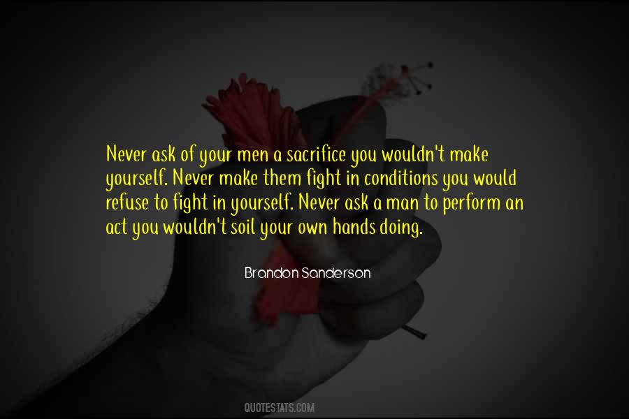 Make A Sacrifice Quotes #1014213