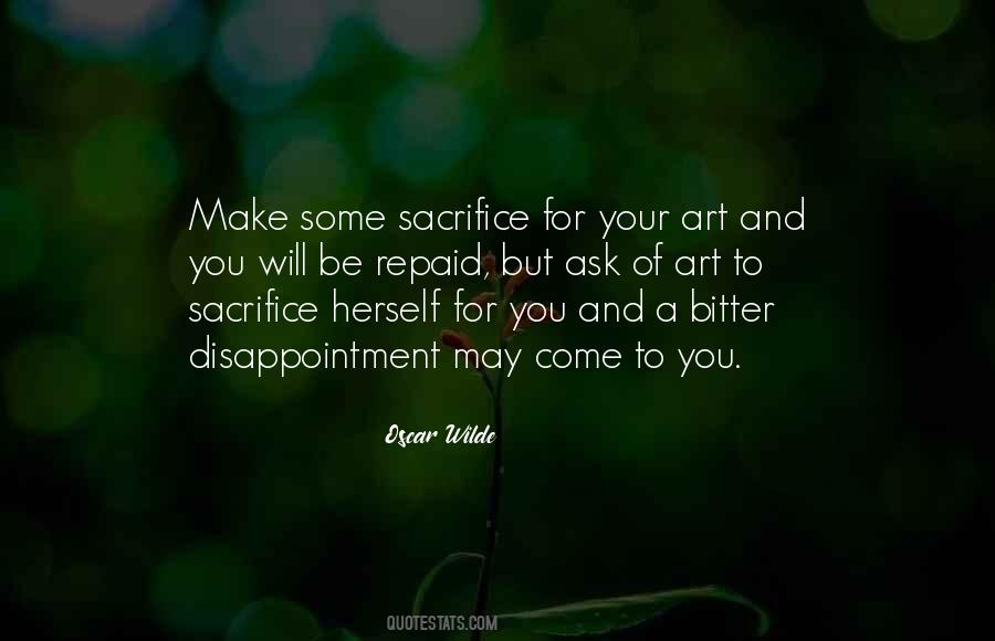 Make A Sacrifice Quotes #632722