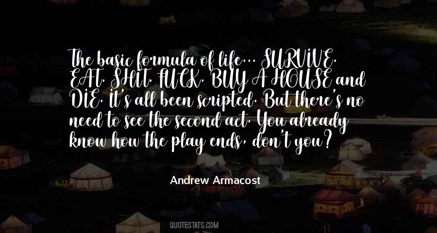Act And Play Quotes #1150297