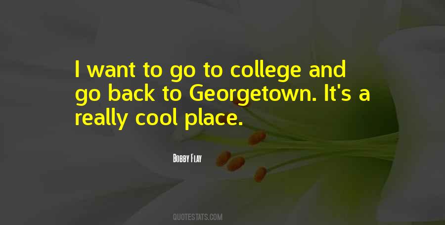 Quotes About Georgetown #608870