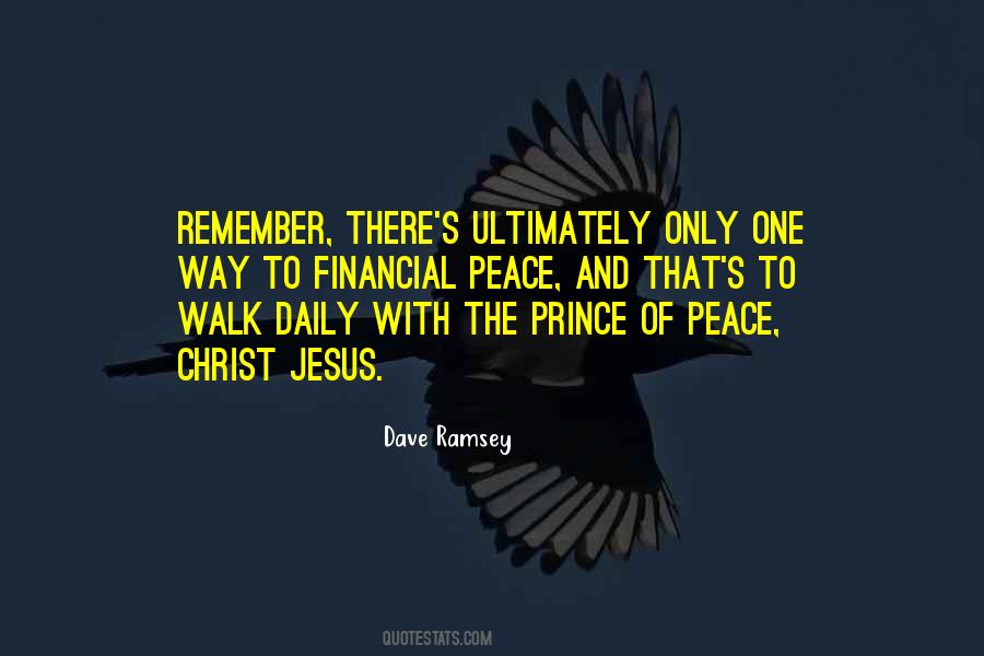 Quotes About Prince Of Peace #1454913