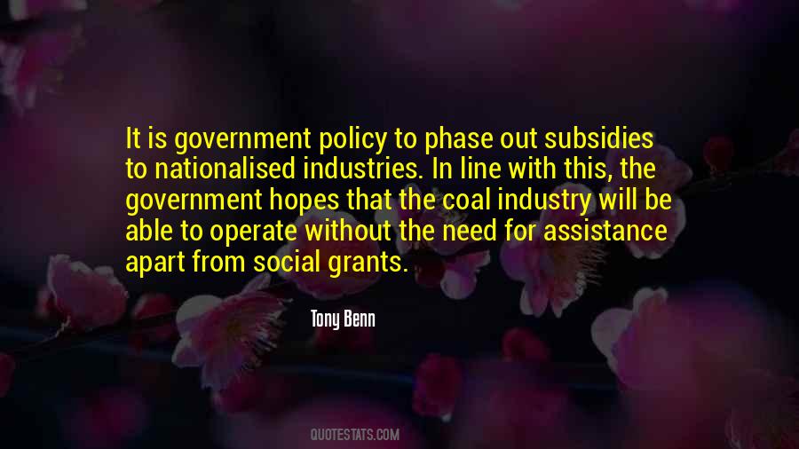 Government Policy Quotes #1130109