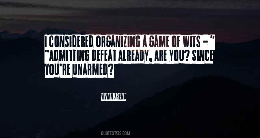 Quotes About Admitting Defeat #234412