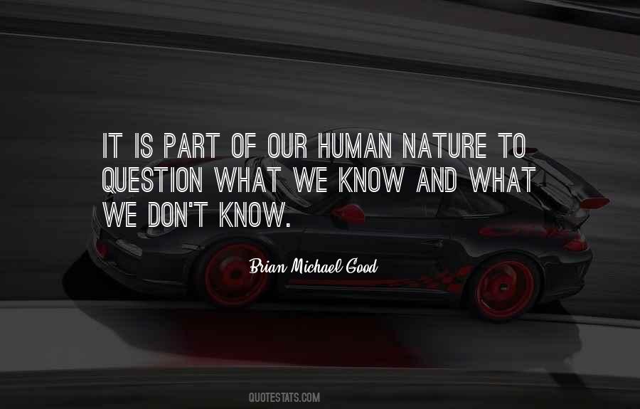 Quotes About Good Human Nature #837670