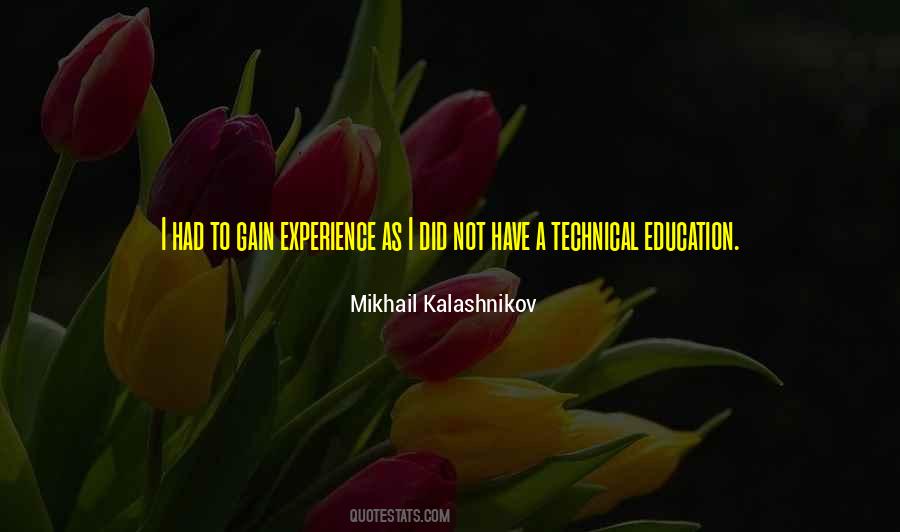 Quotes About Technical Education #665440