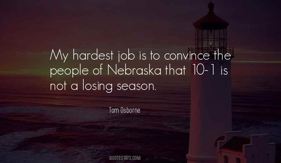 Hardest Job Quotes #1592103