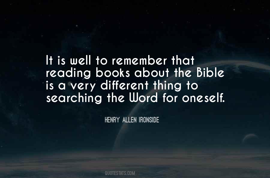 Quotes About Reading Bible #254650