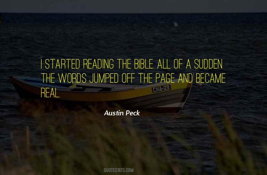 Quotes About Reading Bible #626971