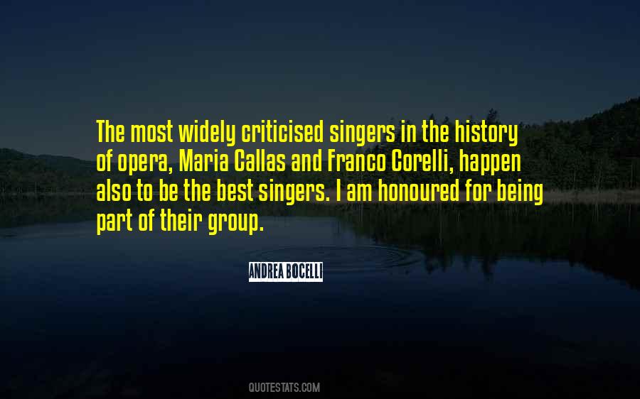 Quotes About Opera Singers #1237175