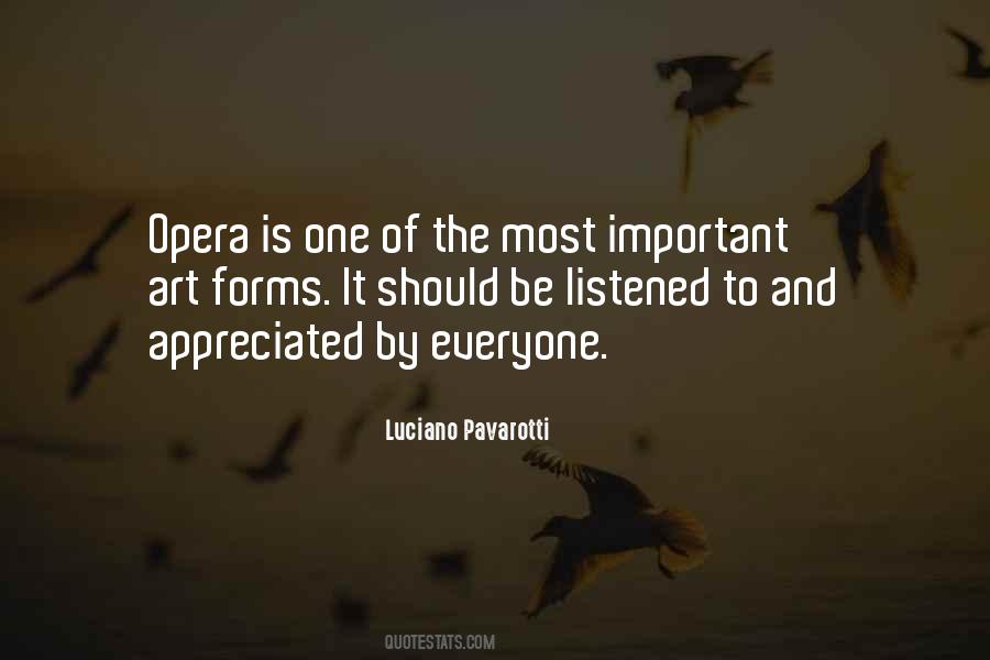 Quotes About Pavarotti #1139310