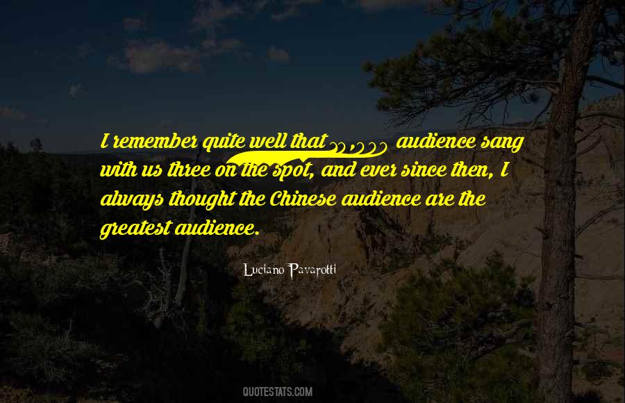 Quotes About Pavarotti #1221697