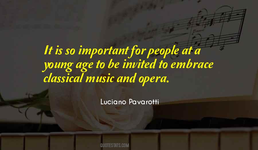 Quotes About Pavarotti #243073