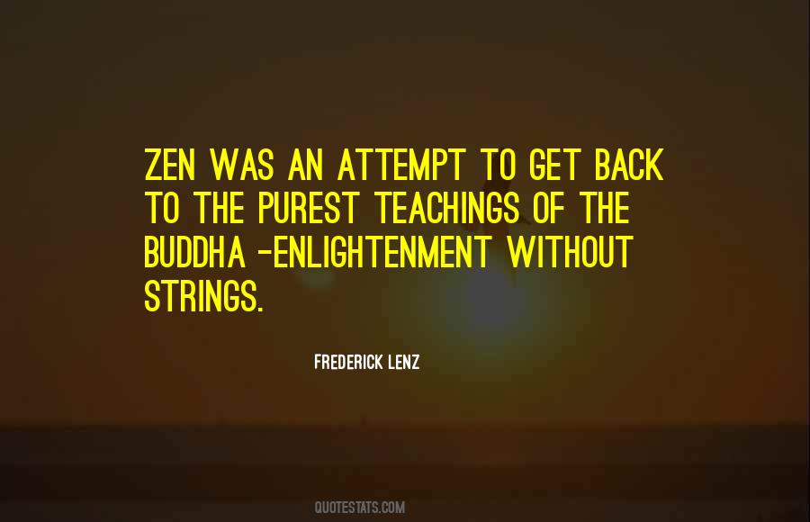 Quotes About Enlightenment Buddha #1170671