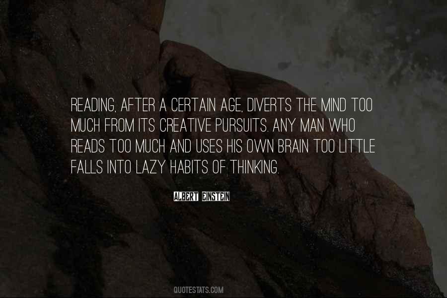 Quotes About Reading And Thinking #235404