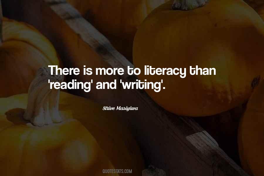 Quotes About Reading And Literacy #426596